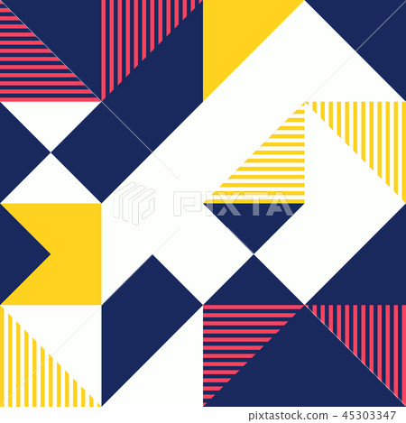 Minimalist background seamless pattern with simple shape 45303347