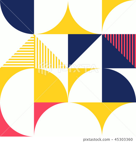 Minimalist background seamless pattern with simple shape 45303360