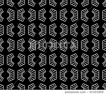 Vector seamless geometric pattern. Classic Chinese ancient ornament Vector seamless geometric pattern. Classic Chinese ancient ornament 45303909