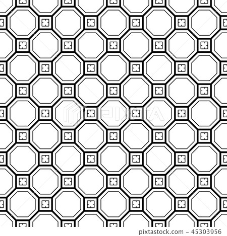 Vector seamless geometric pattern. Classic Chinese ancient ornament Vector seamless geometric pattern. Classic Chinese ancient ornament 45303956