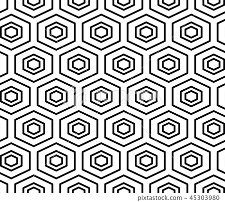 Vector seamless geometric pattern. Classic Chinese ancient ornament Vector seamless geometric pattern. Classic Chinese ancient ornament 45303980