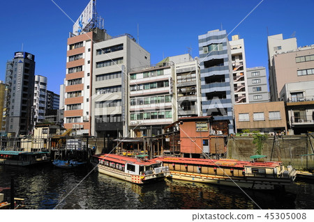 10月Yanagibashi 02風格船和Kandagawa 10月Yanagibashi 02風格船和Kandagawa 45305008