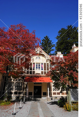 Autumn leaves of Karuizawa 38 former Mitaka Hotel in October 45305046