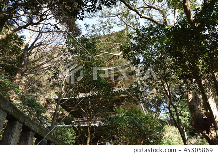 Ryukuji Temple Five-storied Tower Fujisawa City Ryukuji Temple Five-storied Tower Fujisawa City 45305869