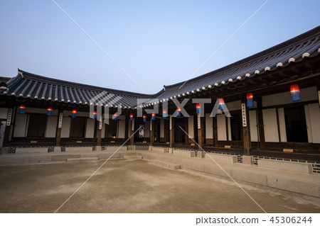 lanterns namsangol hanok village 45306244