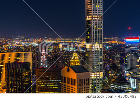 432 Park Avenue and the night view of Manhattan 432 Park Avenue and the night view of Manhattan 45306482