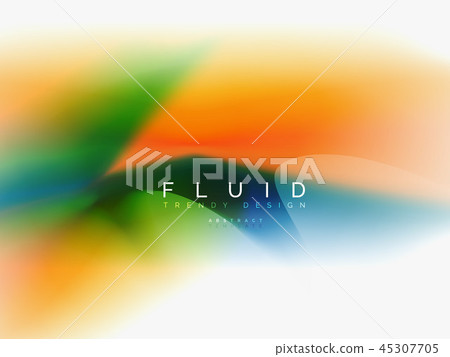 Background abstract color flow, liquid design 45307705