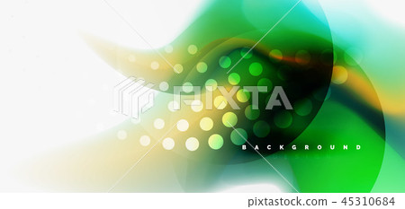 Fluid flowing wave abstract background 45310684