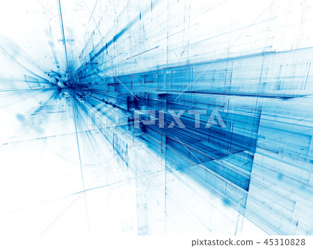 Future technology background - abstract digitally generated imag 45310828