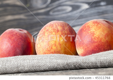ripe large peaches 45311768