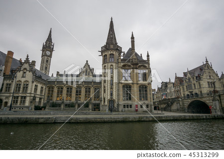 ghent canalway reflections 45313299