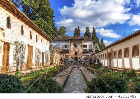 Generalife palace pool 45313492