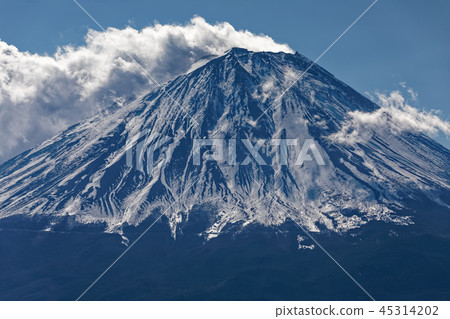 從大阪山脈和大竹山看到的富士山， 45314202