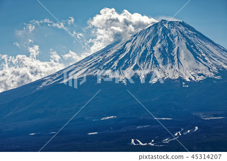 從大阪山脈和大竹山看到的富士山， 45314207