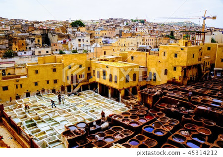 非斯皮革染色工藝 45314212