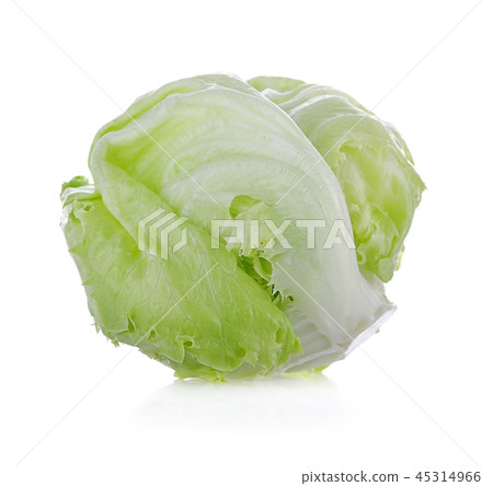 Fresh lettuce isolated on white background. Fresh lettuce isolated on white background. 45314966