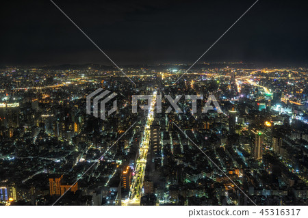 Night view from Taipei 101 Night view from Taipei 101 45316317