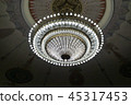 Chandelier in the room in the hall 45317453