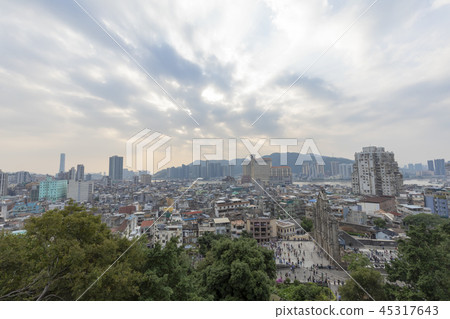 Macau's sunset Macau's sunset 45317643