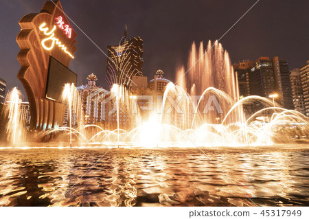 澳門賭場圖像噴泉和酒店 澳門賭場圖像噴泉和酒店 45317949