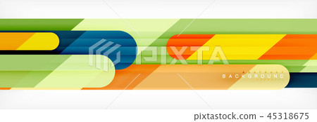 Abstract colorful lines, modern geometric background design Abstract colorful lines, modern geometric background design 45318675