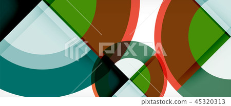 Circle abstract background, geometric modern design template Circle abstract background, geometric modern design template 45320313