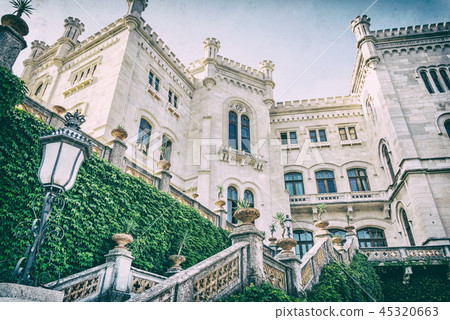 Miramare castle near Trieste, Italy, analog filter 45320663