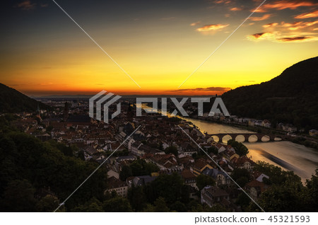 heidelberg neckar river 45321593