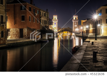 Venice Arsenal at night Venice Arsenal at night 45321636
