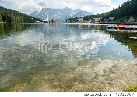 Lake Misurina in the Italian Dolomites 45322307