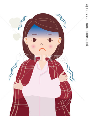 Woman _ cold Woman _ cold 45322416