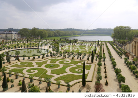 The famous gardens of Versailles near Paris The famous gardens of Versailles near Paris 45322939