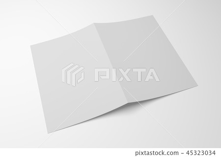 3D illustration magazine mockup showing cover. 3D illustration magazine mockup showing cover. 45323034