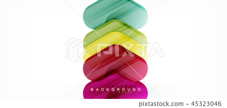 Shiny glossy arrows background 45323046