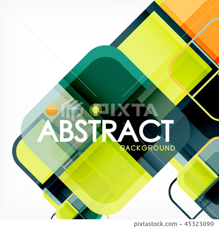Square geometric abstract background, paper art design for cover design, book template, poster, cd Square geometric abstract background, paper art design for cover design, book template, poster, cd 45323099