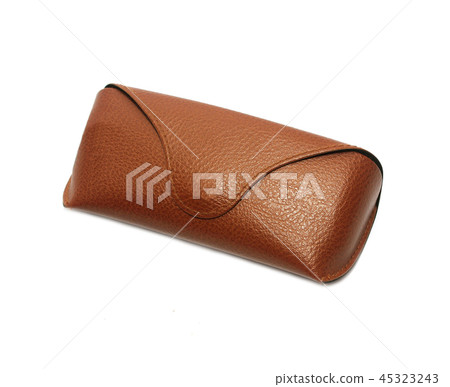 Case for glasses isolated on a white background 45323243