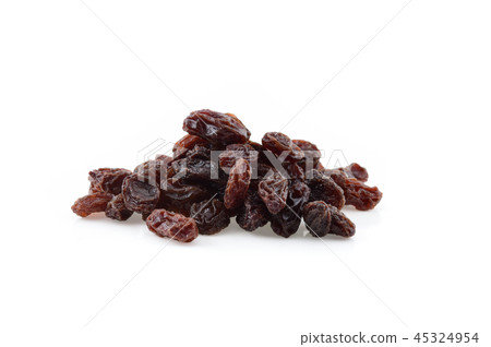 Raisins isolated on white background Raisins isolated on white background 45324954
