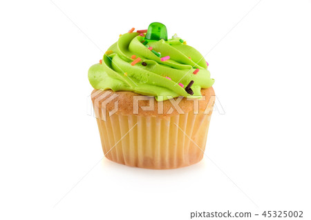 mini tasty cupcake isolated on white background 45325002