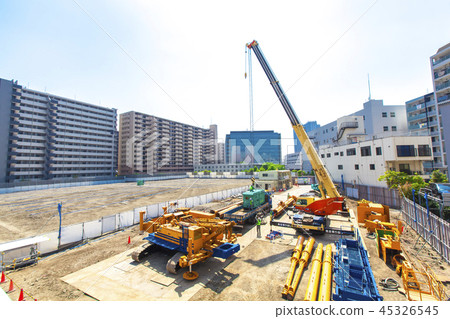 Construction site of condominium / building Construction site of condominium / building 45326545
