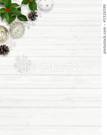 Background-White Wall-Christmas-Ornament 45326599