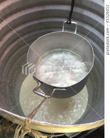 Homemade alhi made from horse milk in Mongolian gel Homemade alhi made from horse milk in Mongolian gel 45326852