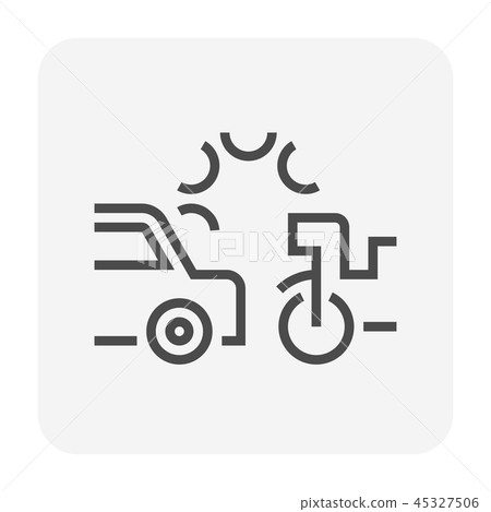 car accident icon 45327506
