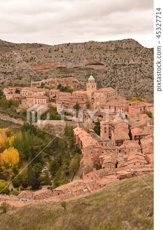 Spanish medieval cityscape Spanish medieval cityscape 45327714