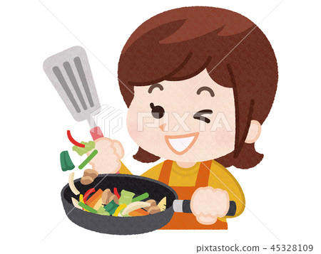 女人做飯 女人做飯 45328109