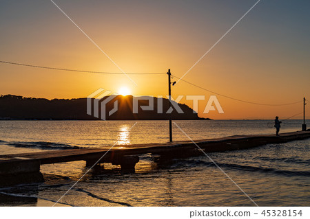 Haraoka海灘晚上風景 45328154