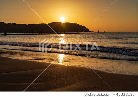 Haraoka海灘晚上風景 45328155