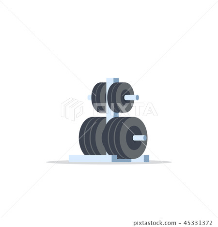 Weights rack for barbell 45331372