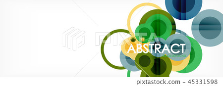 Circle composition abstract background Circle composition abstract background 45331598