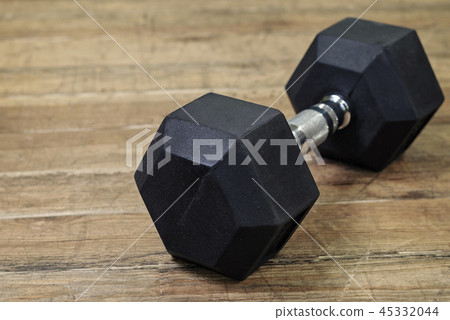 one black dumbbell one black dumbbell 45332044