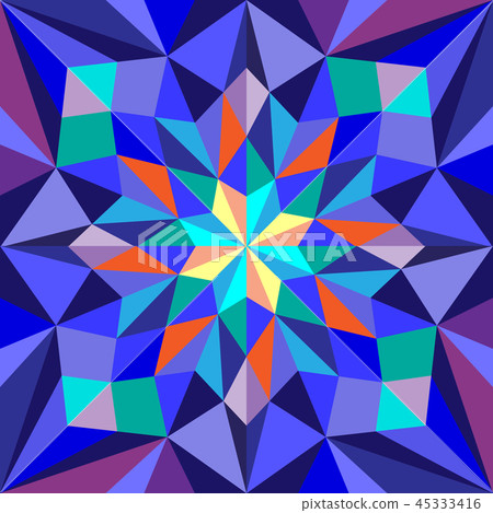 Abstract pattern for design. Retro chevron vector background. Geometric decorative pattern. 45333416